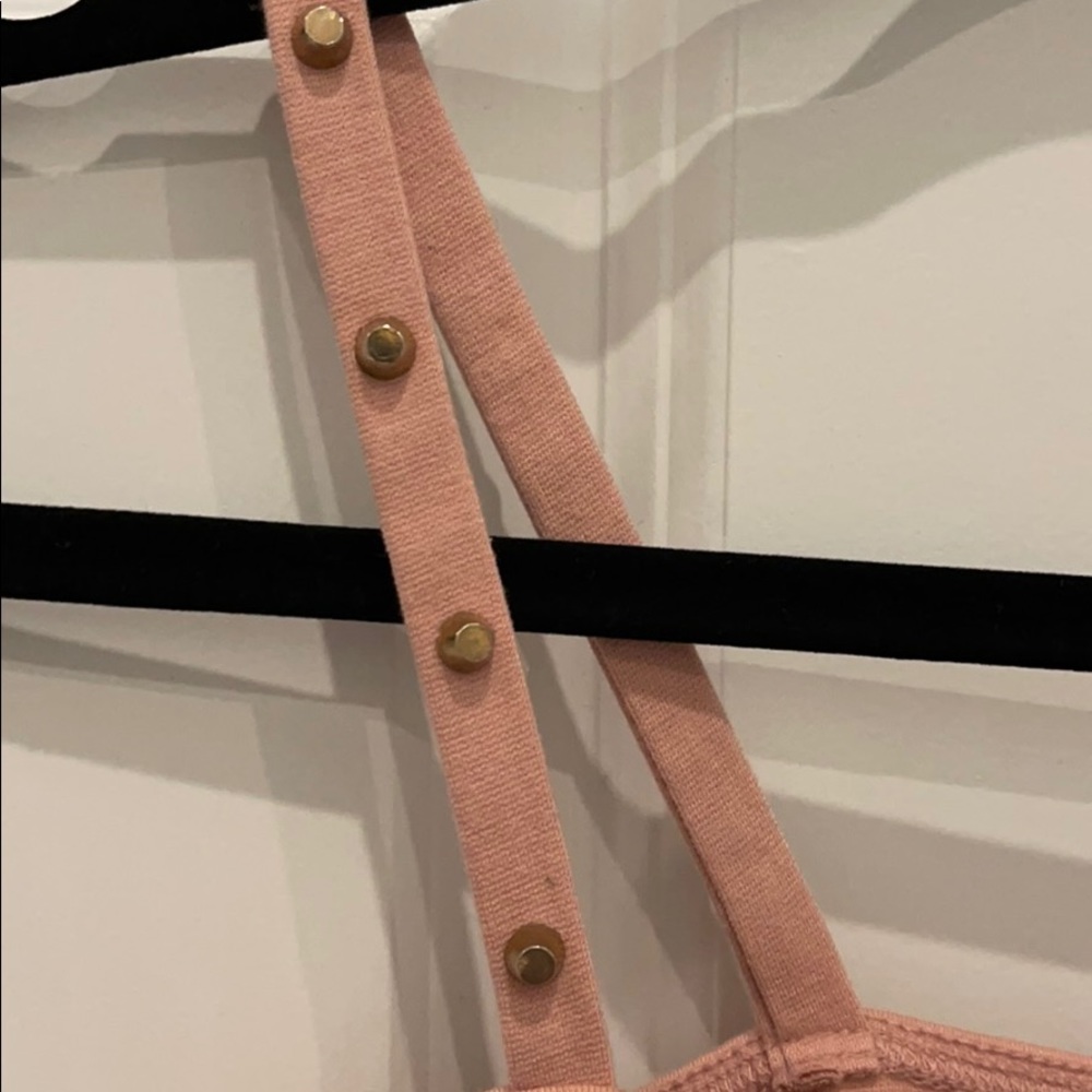 Pink Rinestone Crop Top - Picture 3 of 3